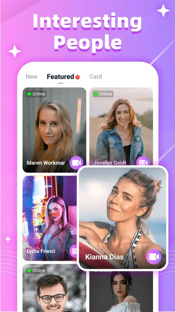 Zrzuty ekranu Beki - Video Chat&Meet Friends