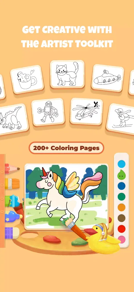 bekids Princess Coloring Book Screenshots