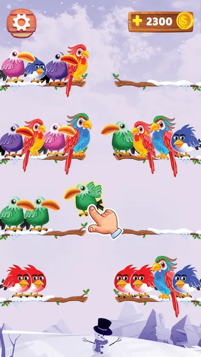 Bird Sort : Color Puzzle Games स्क्रीनशॉट