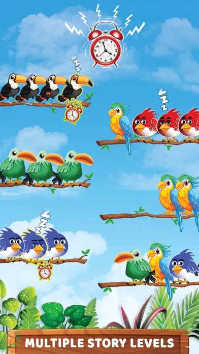 Bird Sort : Color Puzzle Games स्क्रीनशॉट