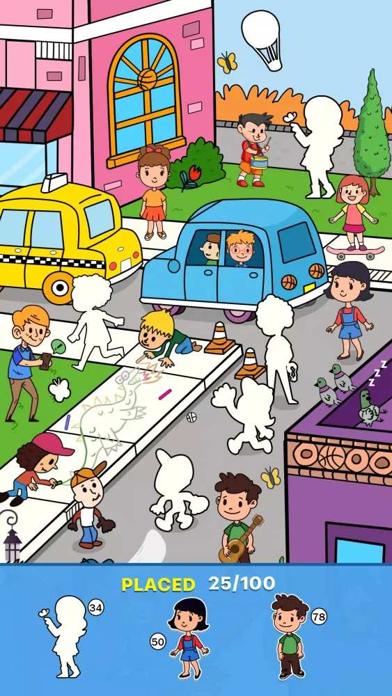 Скриншоты Cartoon Sticker Book - IQ Game