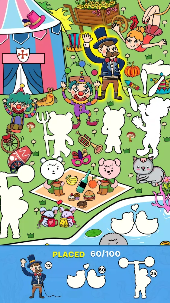Скриншоты Cartoon Sticker Book - IQ Game