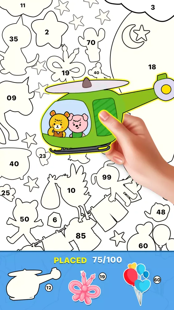 Скриншоты Cartoon Sticker Book - IQ Game