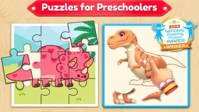 Zrzuty ekranu Dino Puzzle Games for Toddlers