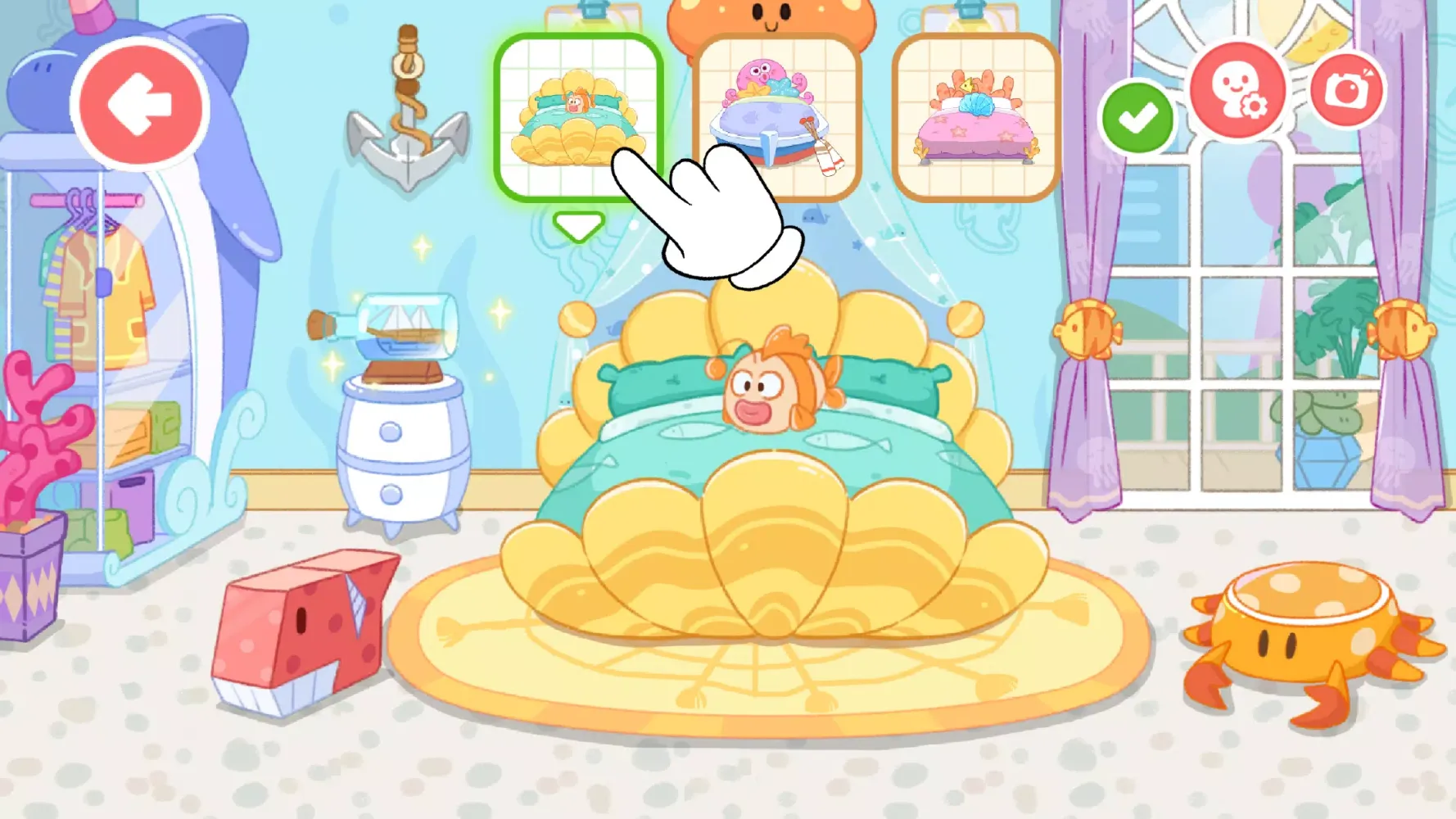 Tangkapan layar Baby House: Kids' Design Game