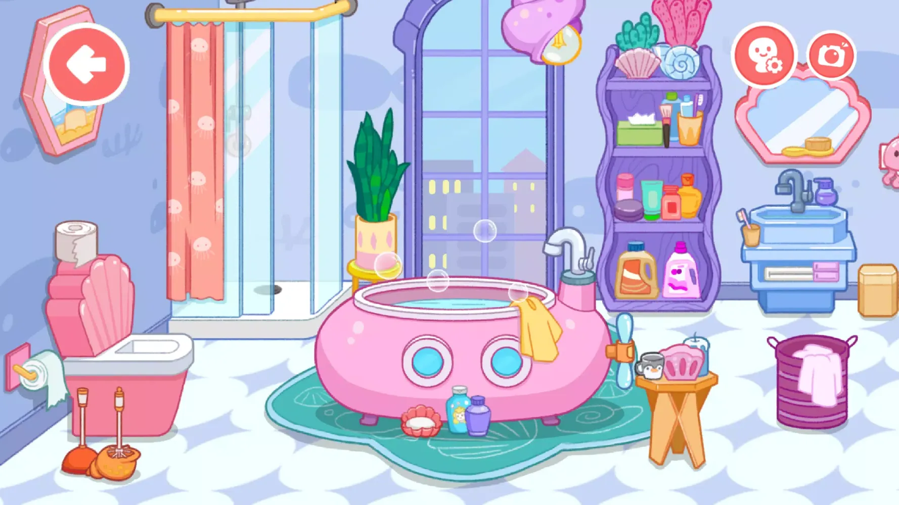 Tangkapan layar Baby House: Kids' Design Game