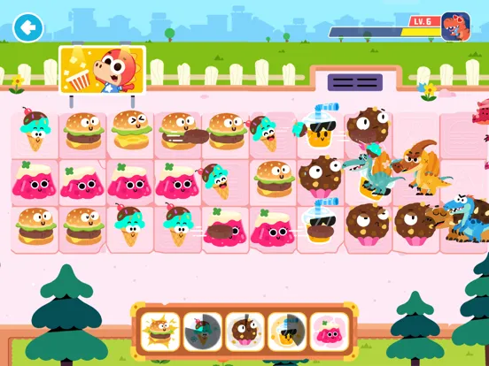 Capturas de pantalla de Gogo Food vs Dinos iPad 