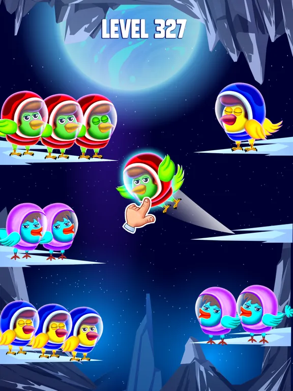 Space Bird Sort - Bird Games iPad  Screenshots