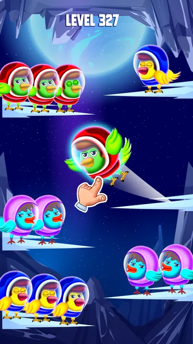 Space Bird Sort - Bird Games Screenshots