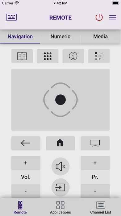 Tangkapan layar Beko Smart Remote