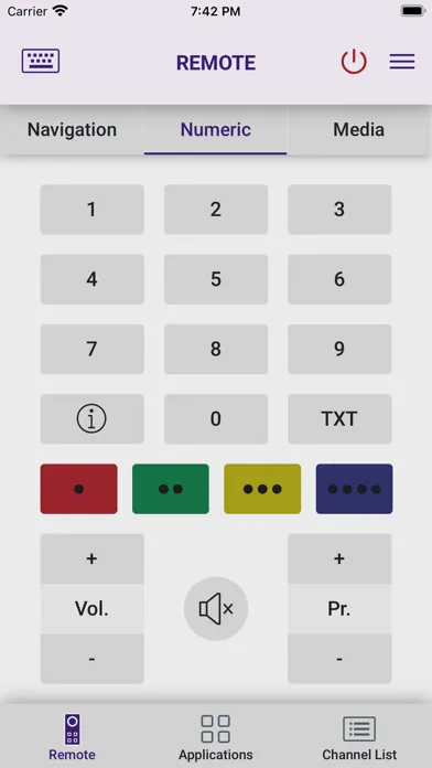 Tangkapan layar Beko Smart Remote