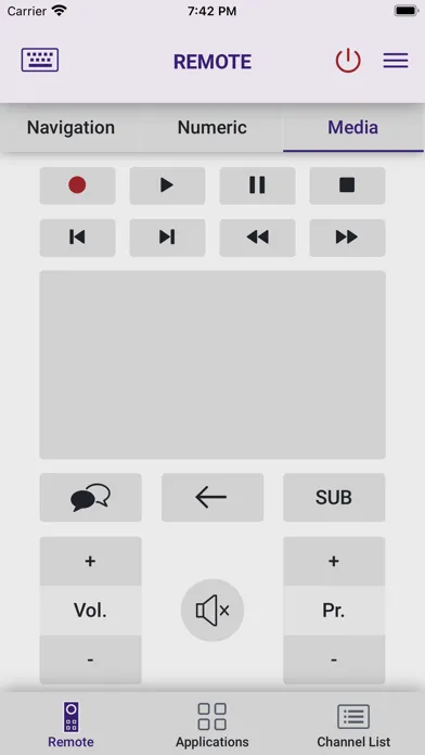 Tangkapan layar Beko Smart Remote