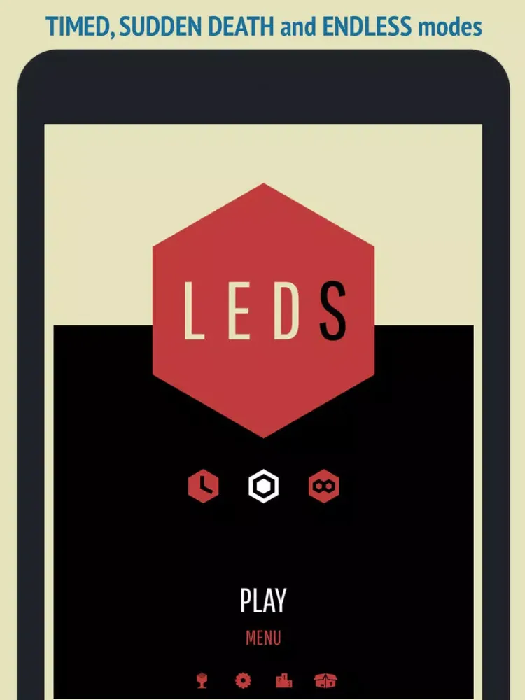 Capturas de tela do LEDS - Think fast or pop iPad 