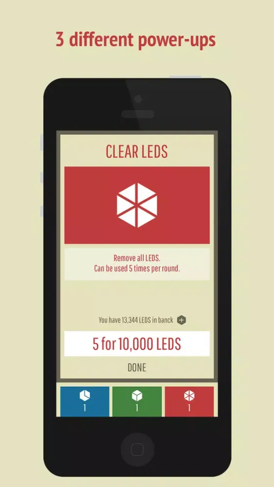 Capturas de tela do LEDS - Think fast or pop