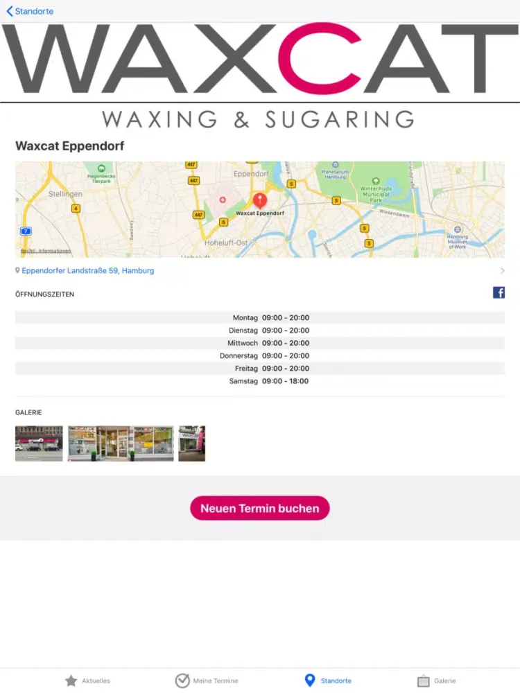Waxcat Waxing iPad  Screenshots