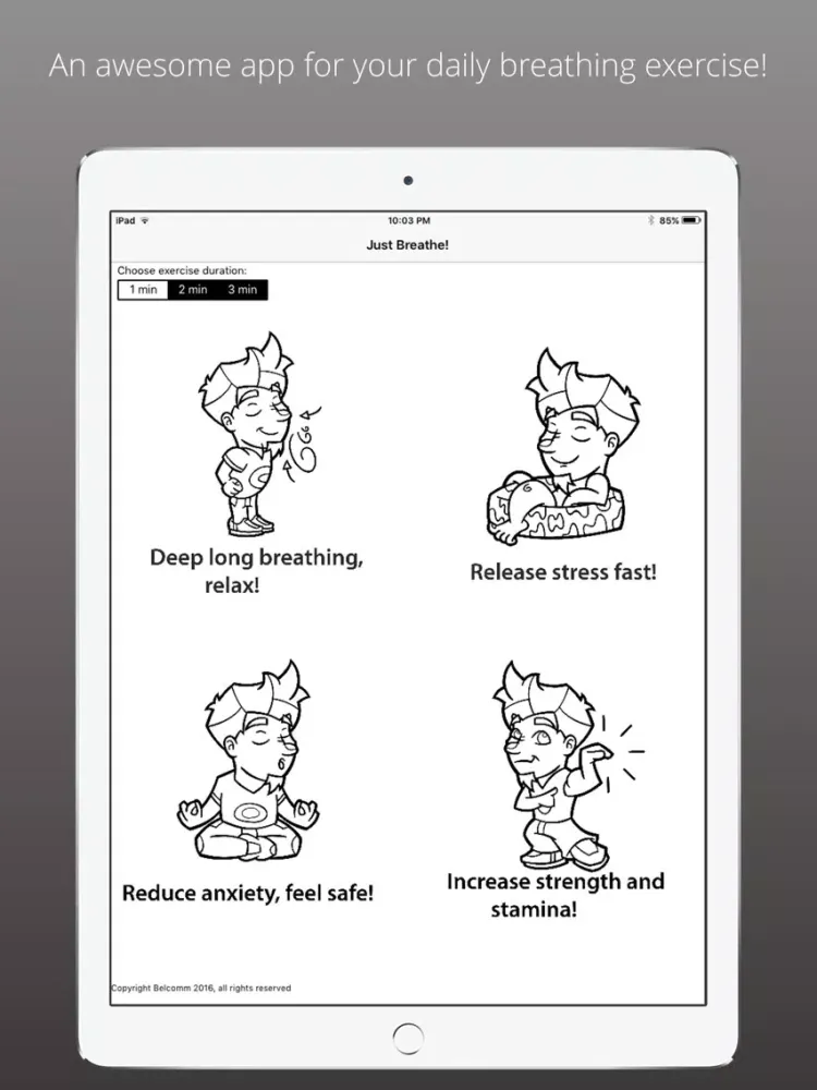 Zrzuty ekranu JustBreathe! iPad 