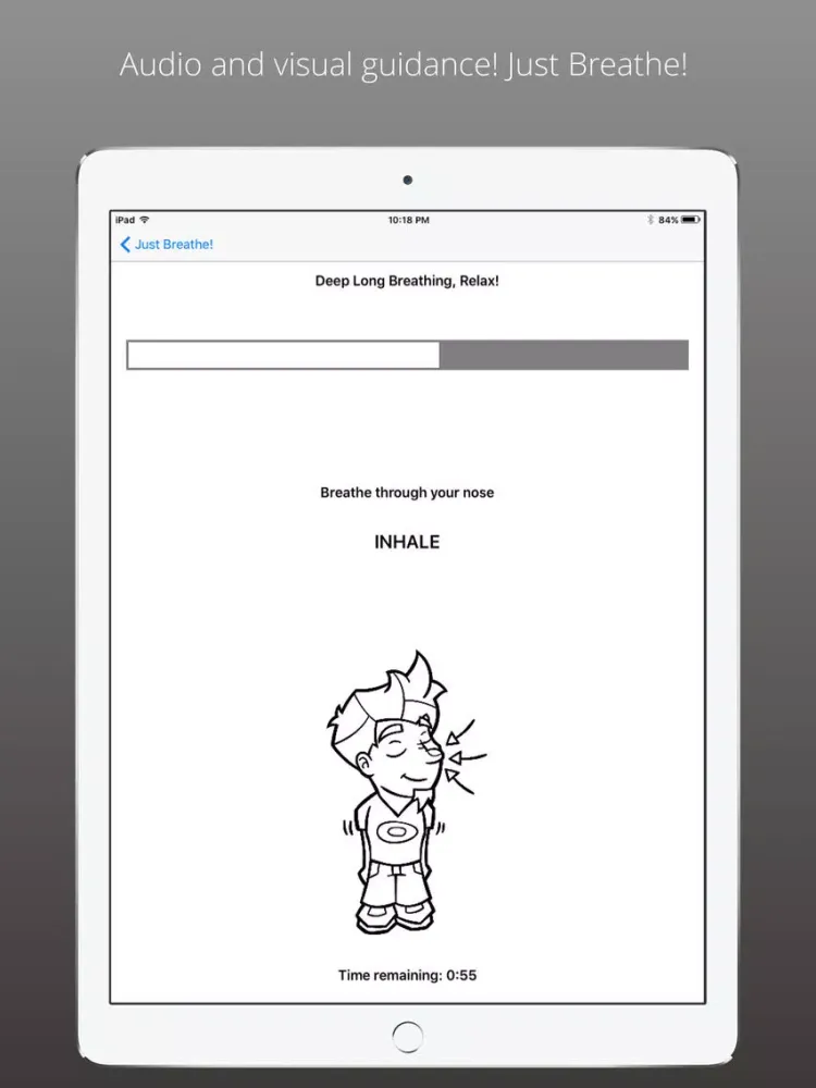 Zrzuty ekranu JustBreathe! iPad 