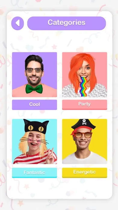 Face Stickers Selfie Camera স্ক্রিনশট