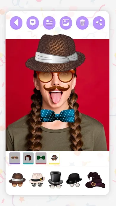 Face Stickers Selfie Camera স্ক্রিনশট