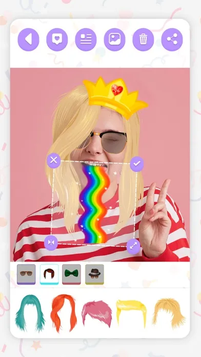 Face Stickers Selfie Camera স্ক্রিনশট