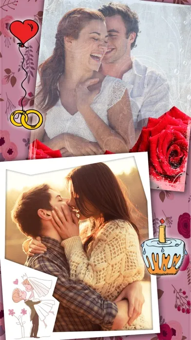 Wedding frames – romantic love photo album editor স্ক্রিনশট