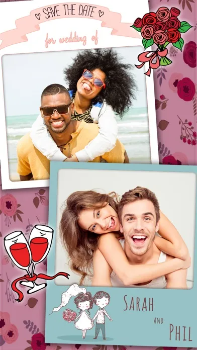 Wedding frames – romantic love photo album editor স্ক্রিনশট