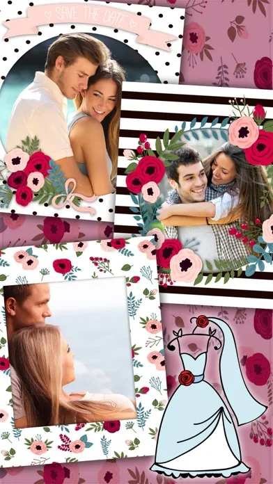 Wedding frames – romantic love photo album editor স্ক্রিনশট