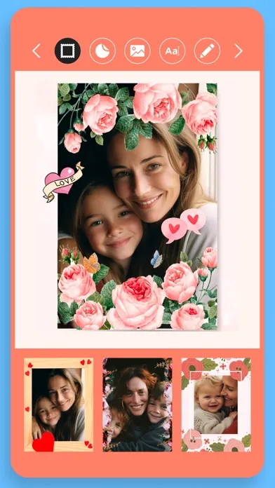 ภาพหน้าจอของ Mother’s & father´s day photo