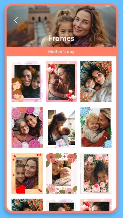 ภาพหน้าจอของ Mother’s & father´s day photo