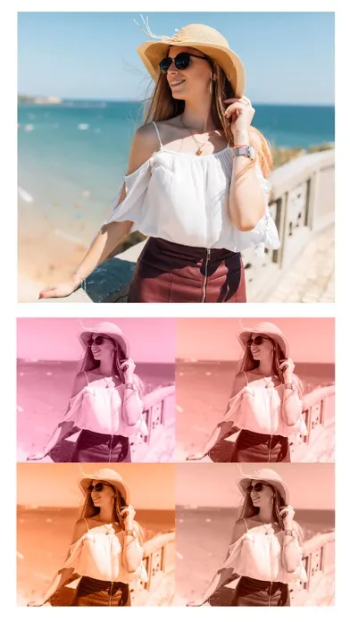 Tangkapan layar Pop Art filters and effects