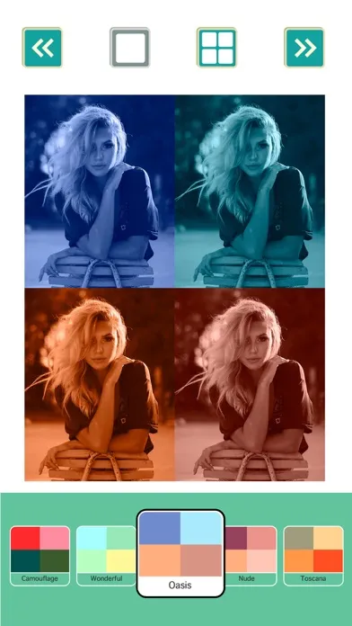 Tangkapan layar Pop Art filters and effects