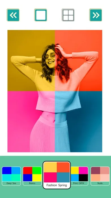 Tangkapan layar Pop Art filters and effects