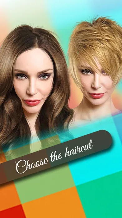Capturas de pantalla de Change your look editor with hairstyles