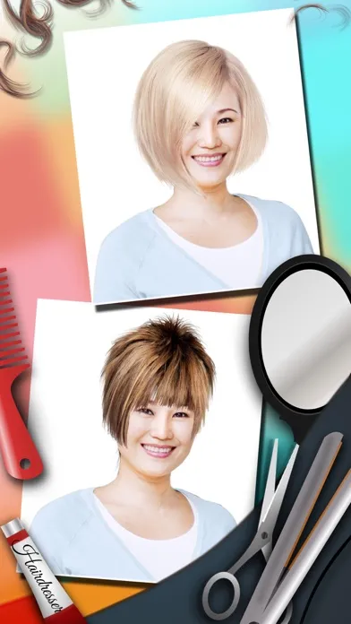 Capturas de pantalla de Change your look editor with hairstyles
