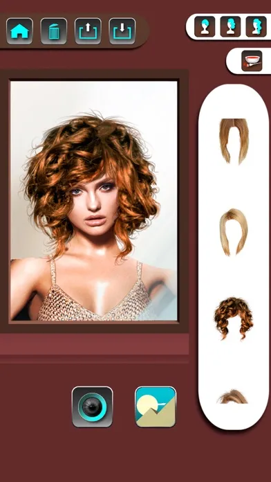 Capturas de pantalla de Change your look editor with hairstyles
