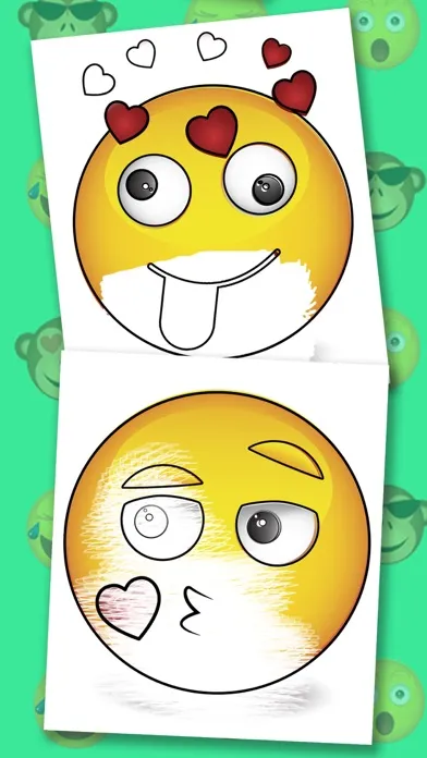 Emojis coloring book - Paint funny emoticons应用截图