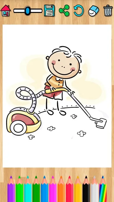 Capturas de tela do Coloring pages for kids  Painting activity book