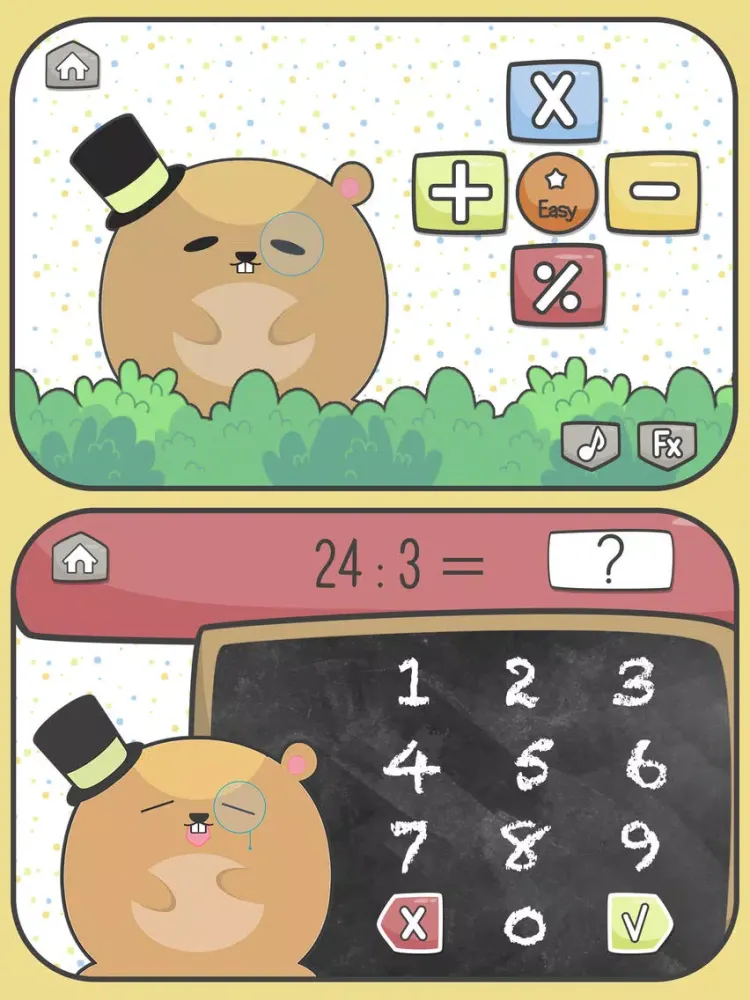 Zrzuty ekranu Basic Math Games – Learn Maths iPad 