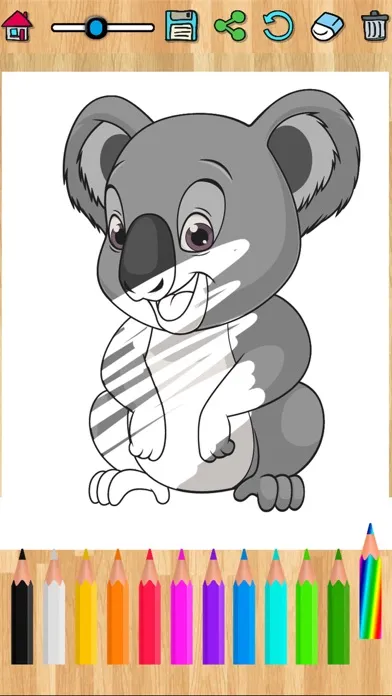 Animals coloring book – coloring pages應用截圖