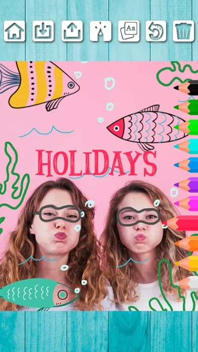 Paint drawings and write photo应用截图