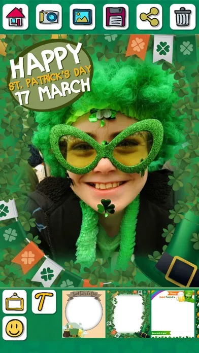 Saint Patricks themed frames应用截图