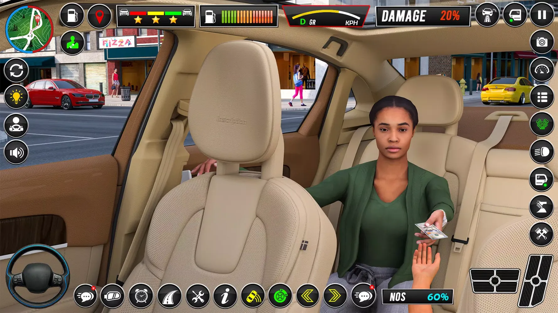 Tangkapan skrin City Taxi Simulator Car Drive
