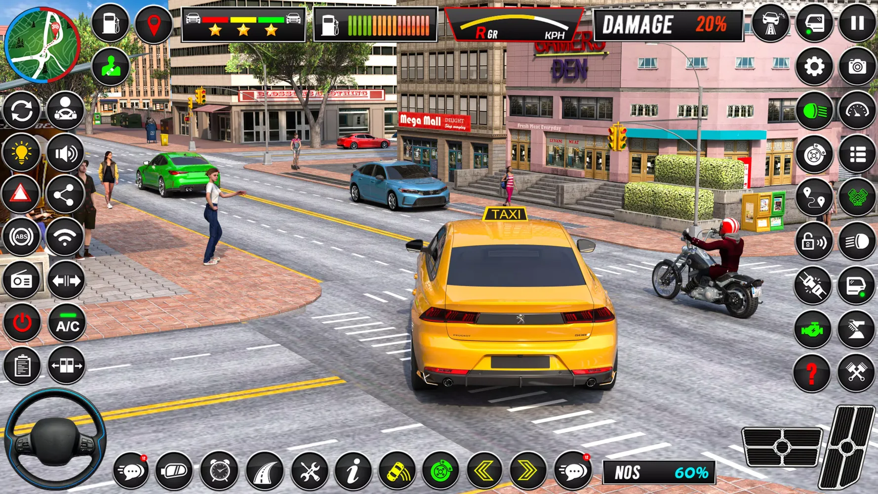 Tangkapan skrin City Taxi Simulator Car Drive