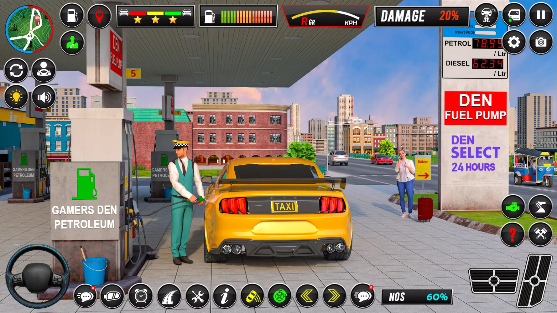 Tangkapan skrin City Taxi Simulator Car Drive