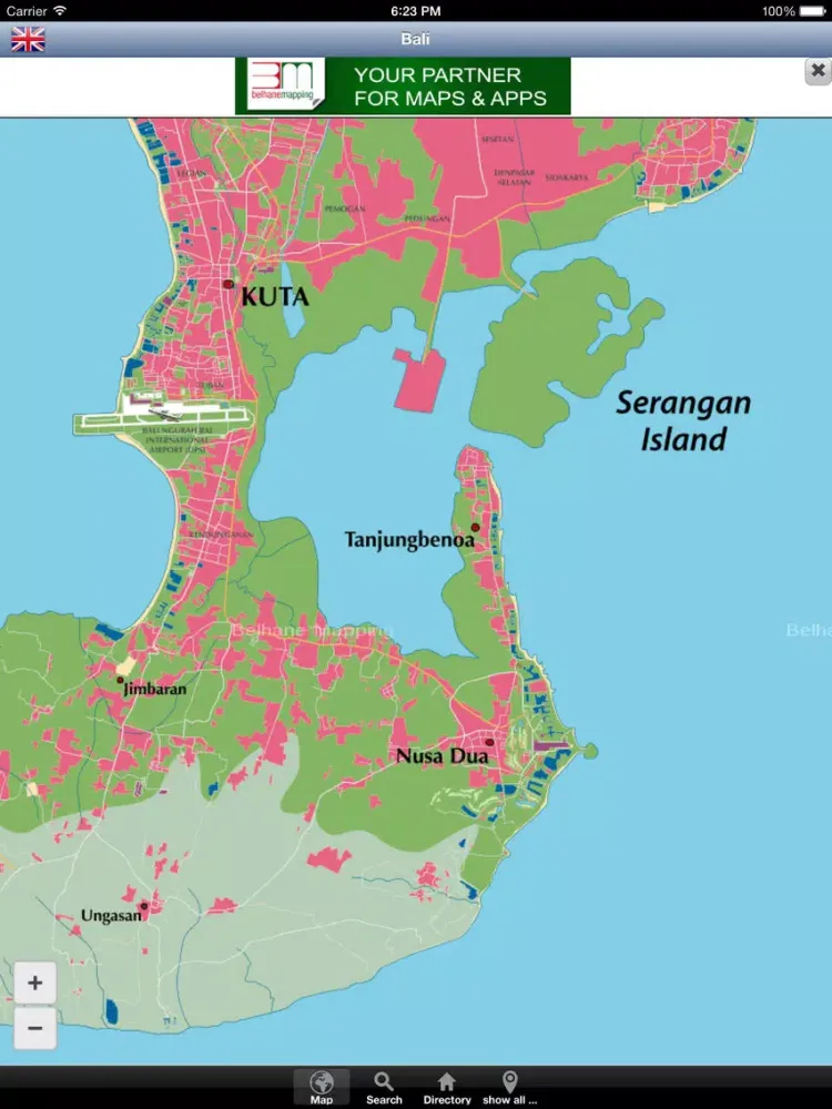 BeMap Bali iPad  سکرین شاٹس