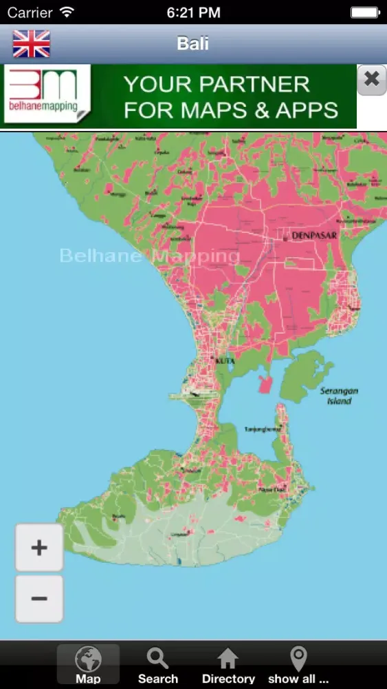 BeMap Bali سکرین شاٹس