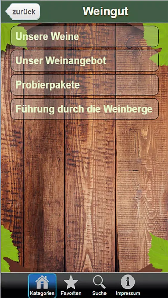 Tangkapan skrin Weingut Haas-Lenz