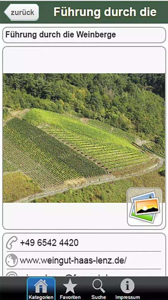 Tangkapan skrin Weingut Haas-Lenz