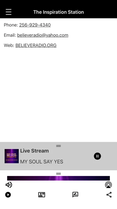BELIEVE Radio Ekran Görüntüleri