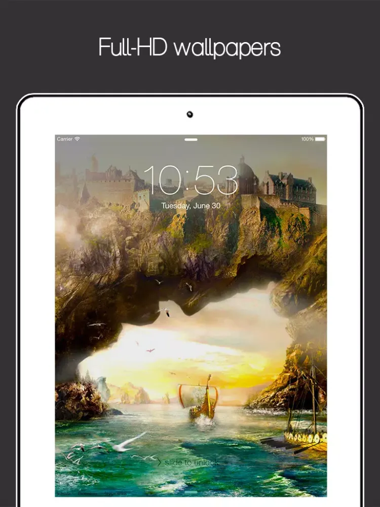 Zrzuty ekranu Wallpapers for Skyrim HD Free iPad 